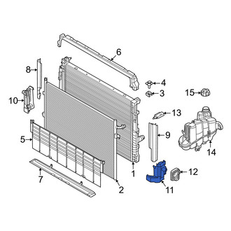 Mini OE - Left Lower Radiator Support Side Panel