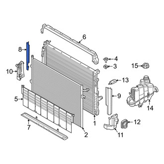Mini OE - Right Upper Radiator Support Side Panel