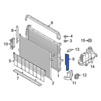 Mini OE - Left Upper Radiator Support Side Panel