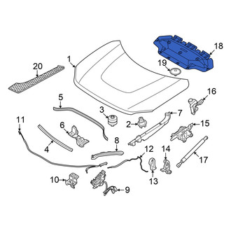 Mini OE - Front Hood Insulation Pad