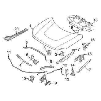 Mini OE - Hood & Components (BATTERY EV (EV/BEV))