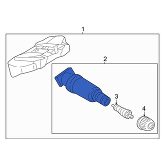 Mini OE - Tire Pressure Monitoring System (TPMS) Sensor Service Kit