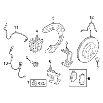 Mini OE - Front Suspension - Brake Components