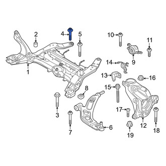Mini OE - Rear Suspension Crossmember Bolt