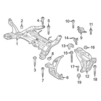 Mini OE - Front Suspension - Suspension Components (BATTERY EV (EV/BEV))