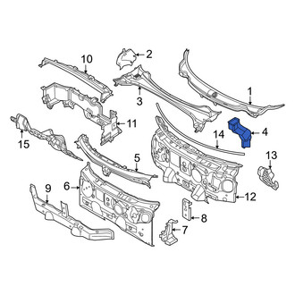 Mini OE - Left Cowl Panel Drain Hose