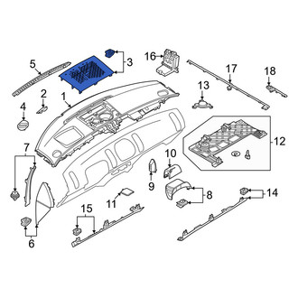 Mini OE - Front Inner Speaker Cover