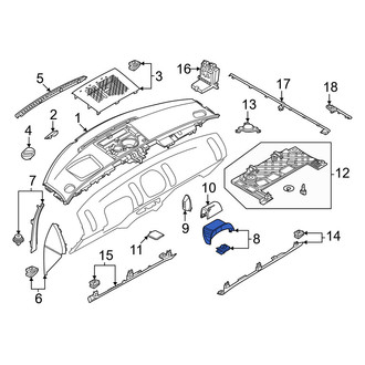 Mini OE - Center Upper Instrument Panel Trim Panel