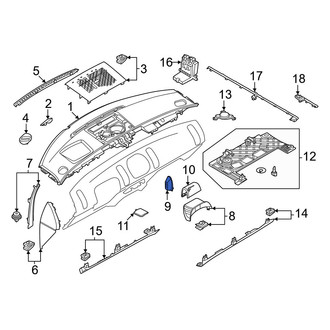 Mini OE - Left Upper Instrument Panel Trim Panel