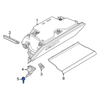 Mini OE - Front Glove Box Door Bumper
