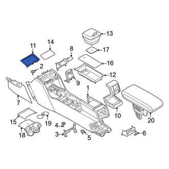 Mini OE - Front Console Tray