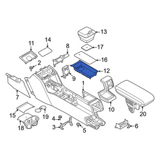 Mini OE - Rear Console Tray