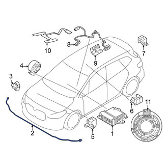 Mini OE - Center Front Air Bag Impact Sensor