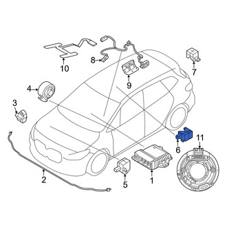 Mini OE - Rear Air Bag Impact Sensor