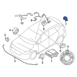 Mini OE - Rear Air Bag Impact Sensor