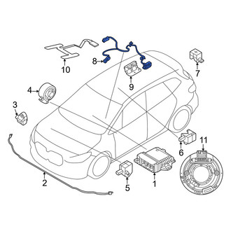 Mini OE - Front Seat Track Position Sensor