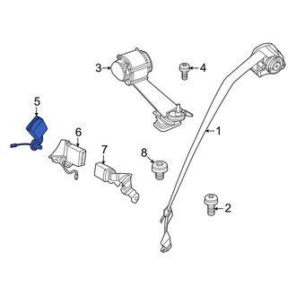 Mini OE - Rear Left Outer Seat Belt Receptacle