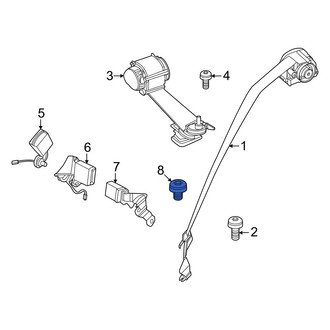 Mini OE - Left Seat Belt Receptacle Screw