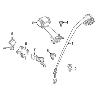 Mini OE - Restraint Systems - Rear Seat Belts (BATTERY EV (EV/BEV))