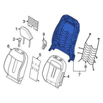 Mini OE - Front Right Seat Back Frame