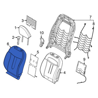 Mini OE - Front Left Seat Back Cushion Cover