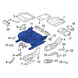 Mini OE - Front Left Seat Track