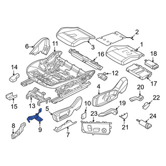 Mini OE - Rear Right Seat Trim Panel Bracket