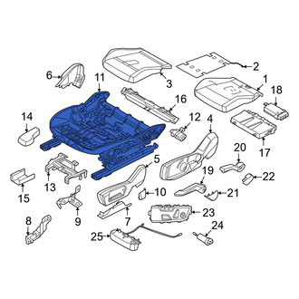 Mini OE - Front Right Seat Track