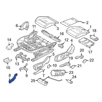 Mini OE - Front Left Seat Trim Panel Bracket