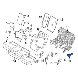 Mini OE - Left Seat Frame Bracket