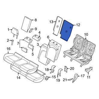Mini OE - Rear Left Seat Back Panel