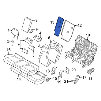 Mini OE - Rear Center Seat Back Panel