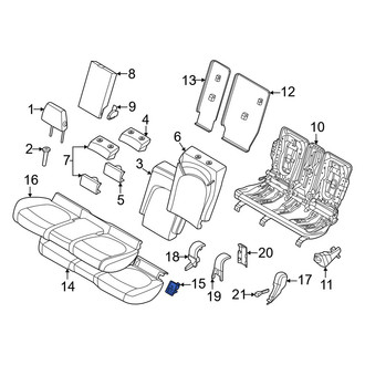 Mini OE - Rear Child Restraint Anchor Plate Bezel