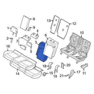 Mini OE - Rear Right Seat Back Cushion