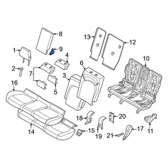 Mini OE - Rear Left Seat Armrest Bushing