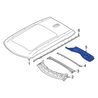 Mini OE - Rear Roof Header Panel