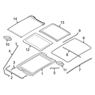 Mini OE - Glass Roof Panel (BATTERY EV (EV/BEV))