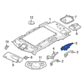 Mini OE - Rear Left Interior Grab Bar Bracket