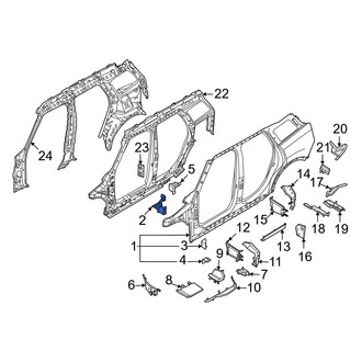 Mini OE - Right Upper Uniside Bracket