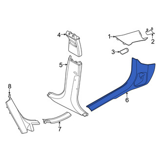 Mini OE - Right Kick Panel Trim