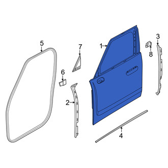Mini OE - Front Left Door Shell