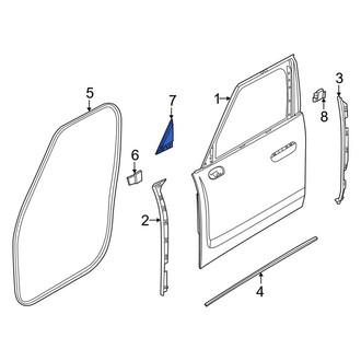 Mini OE - Left Door Applique Seal