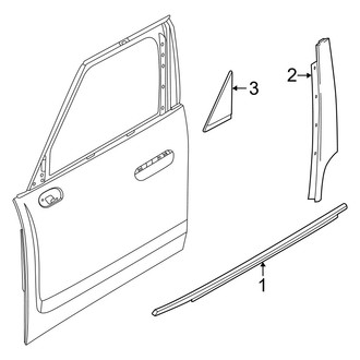 Mini OE - Front Door - Exterior Trim (BATTERY EV (EV/BEV))