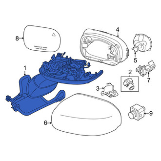Mini OE - Front Right Door Mirror Base