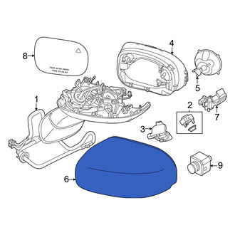 Mini OE - Front Right Door Mirror Cover