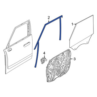 Mini OE - Front Left Window Channel