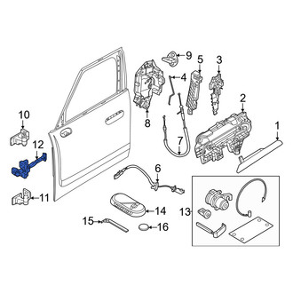 Mini OE - Front Left Door Check