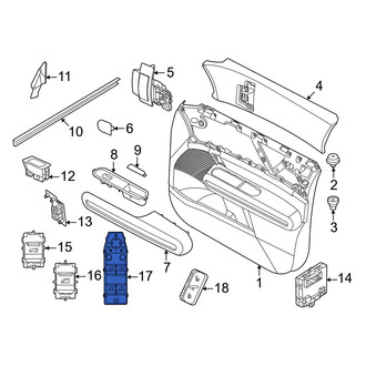 Mini OE - Front Left Door Window Switch