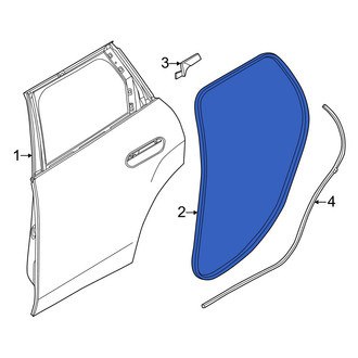 Mini OE - Rear Inner Door Seal