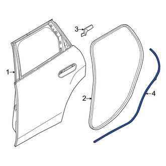 Mini OE - Rear Left Outer Door Seal